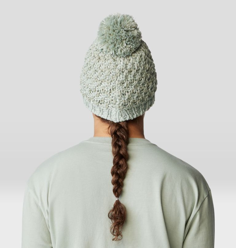 Women's Snow Capped Beanie, Color: White Sage, image 3