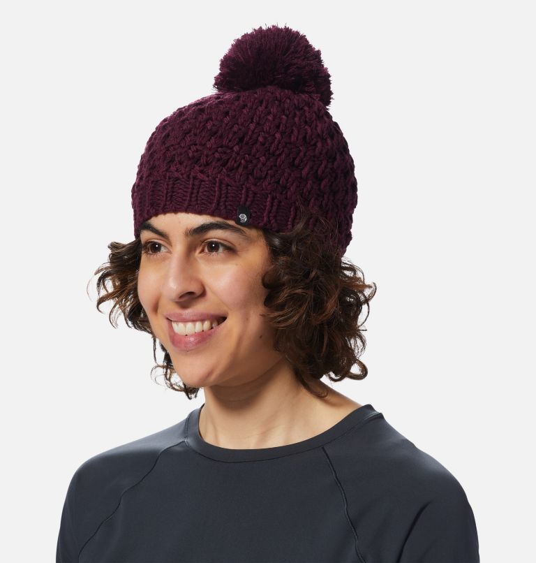 Snow Capped Beanie | 604 | O/S, Color: Cocoa Red, image 3