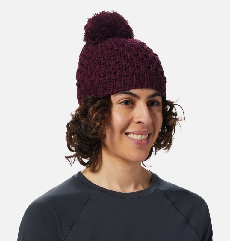 Snow Capped Beanie | 604 | O/S, Color: Cocoa Red, image 5
