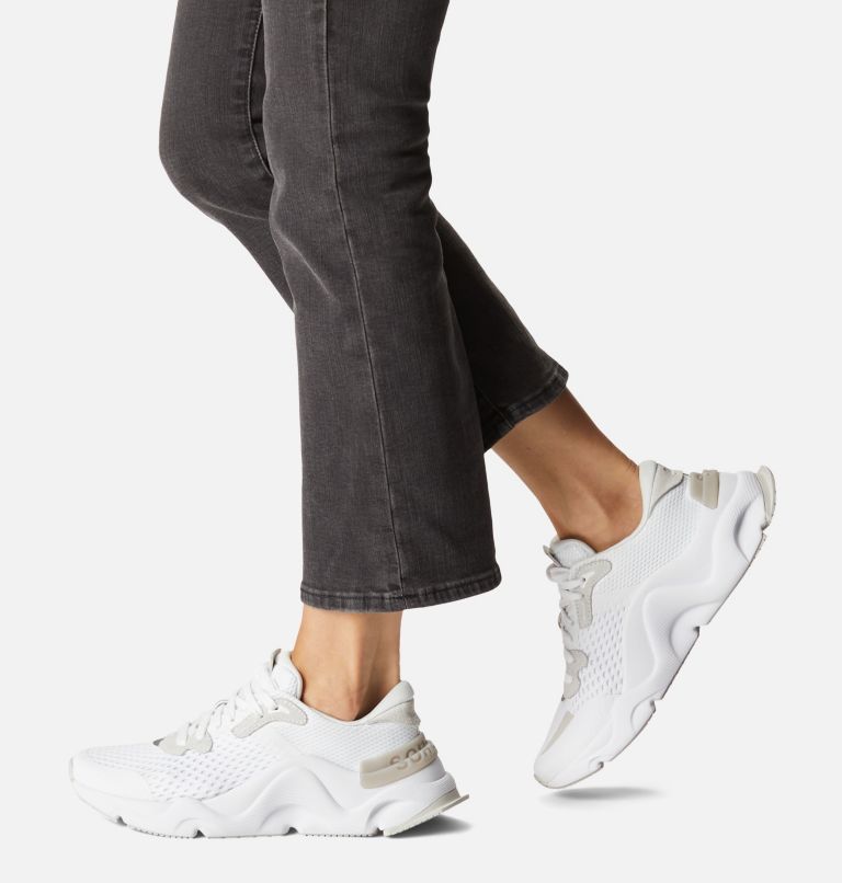 Women's Kinetic RNEGD Lace Sneaker, Color: White, Light Dove