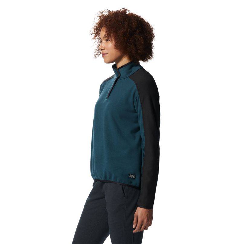 Camplife Snap Neck Pullover | 375 | S, Color: Dark Marsh, image 3