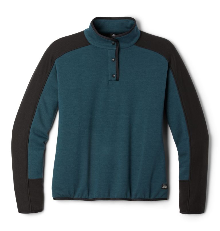 Camplife Snap Neck Pullover | 375 | S, Color: Dark Marsh, image 1