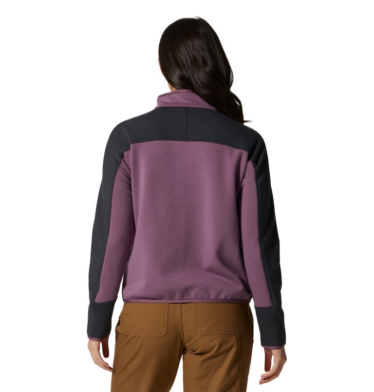 Camplife Snap Neck Pullover, Color: Pale Plum, image 2