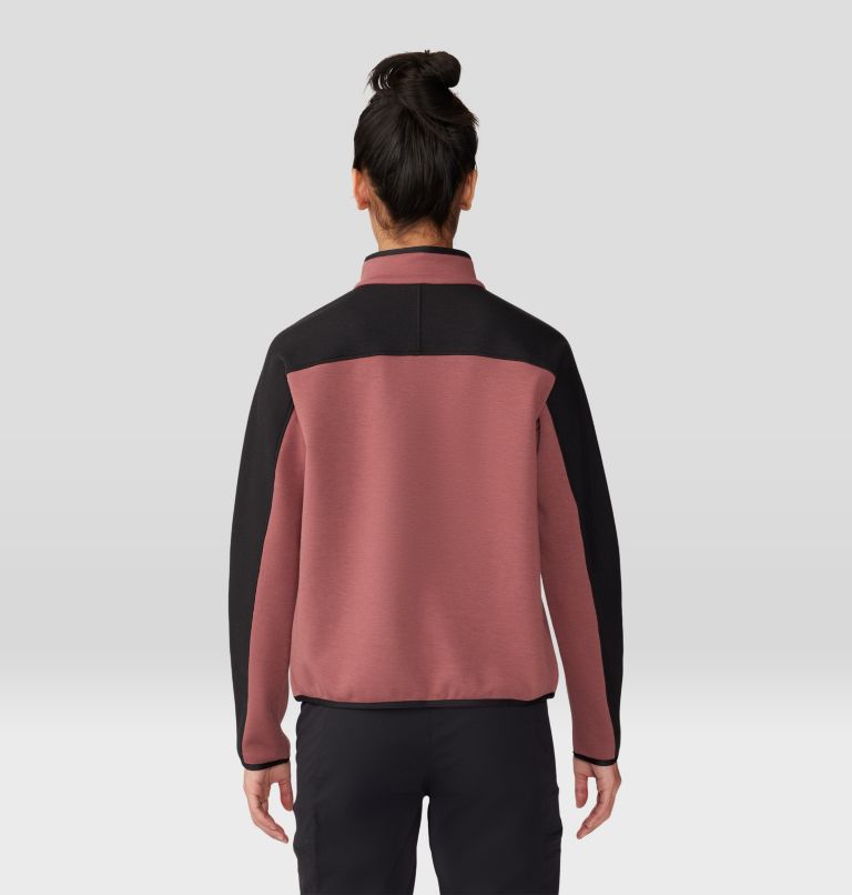 Women's Camplife Snap Neck Pullover, Color: Clay Earth, image 2