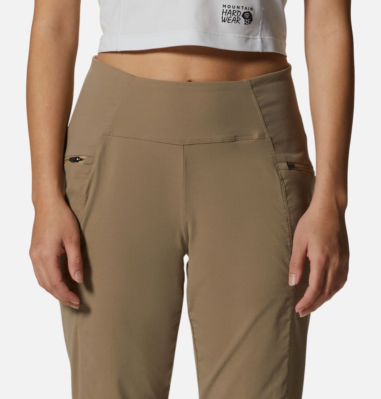 Thumbnail: Pantalon taille haute longueur cheville Dynama Femme, Color: Khaki, image 4