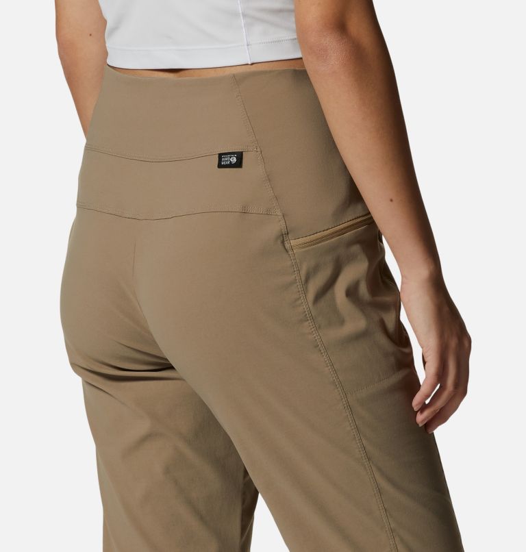 Pantalon taille haute longueur cheville Dynama Femme, Color: Khaki, image 5