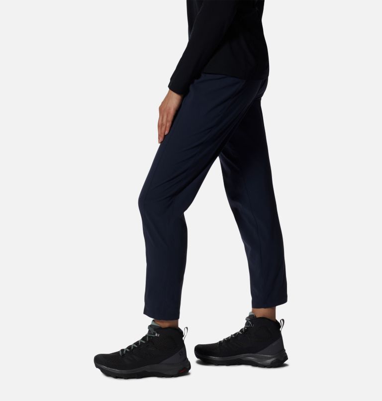 Pantalon taille haute longueur cheville Dynama Femme, Color: Dark Zinc, image 3