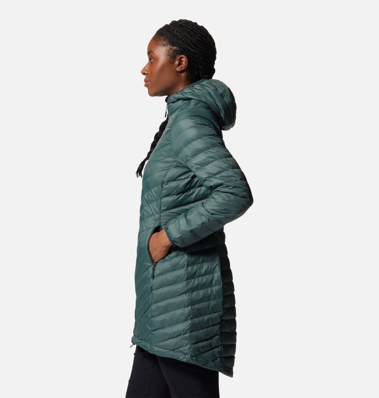 Women's Glen Alpine Down Parka, Color: Black Spruce, image 3