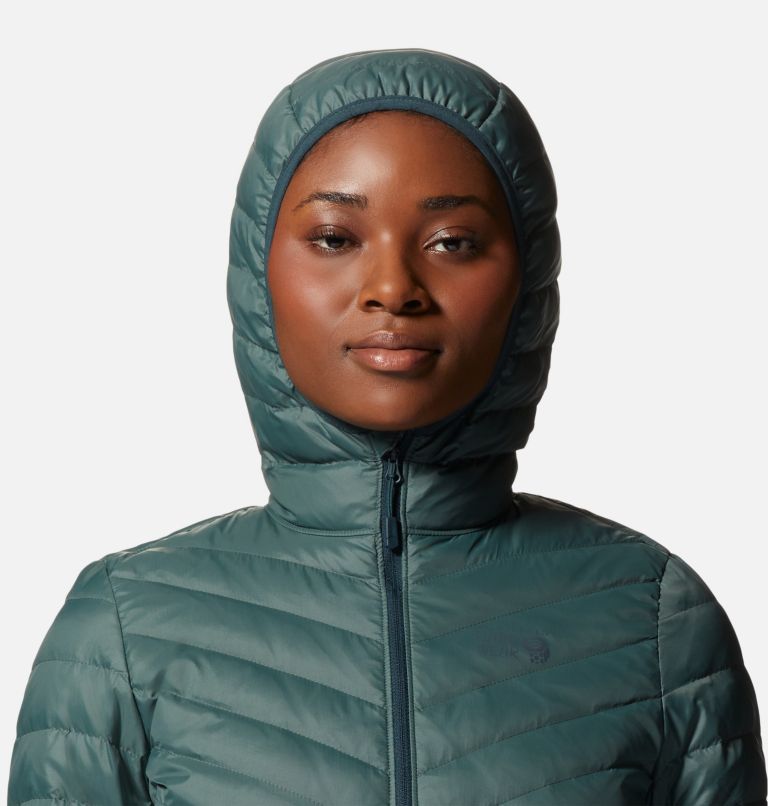 Women's Glen Alpine Down Parka, Color: Black Spruce, image 4