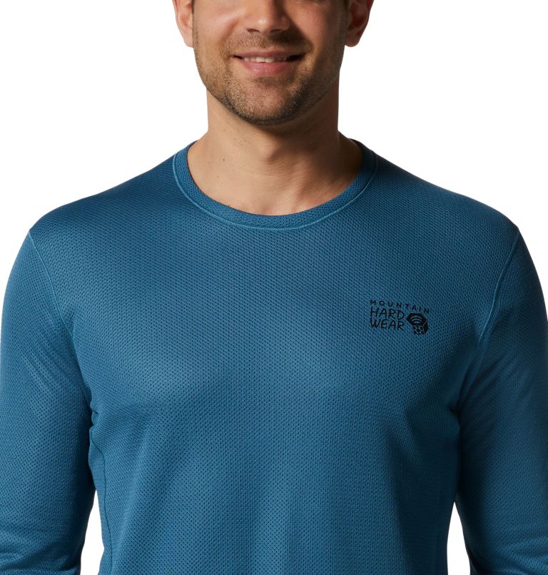 AirMesh Long Sleeve Crew | 442 | M, Color: Caspian, image 4