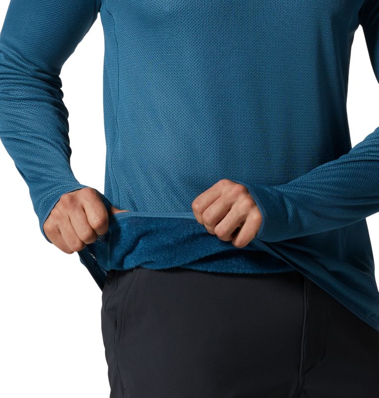 AirMesh Long Sleeve Crew | 442 | M, Color: Caspian, image 6