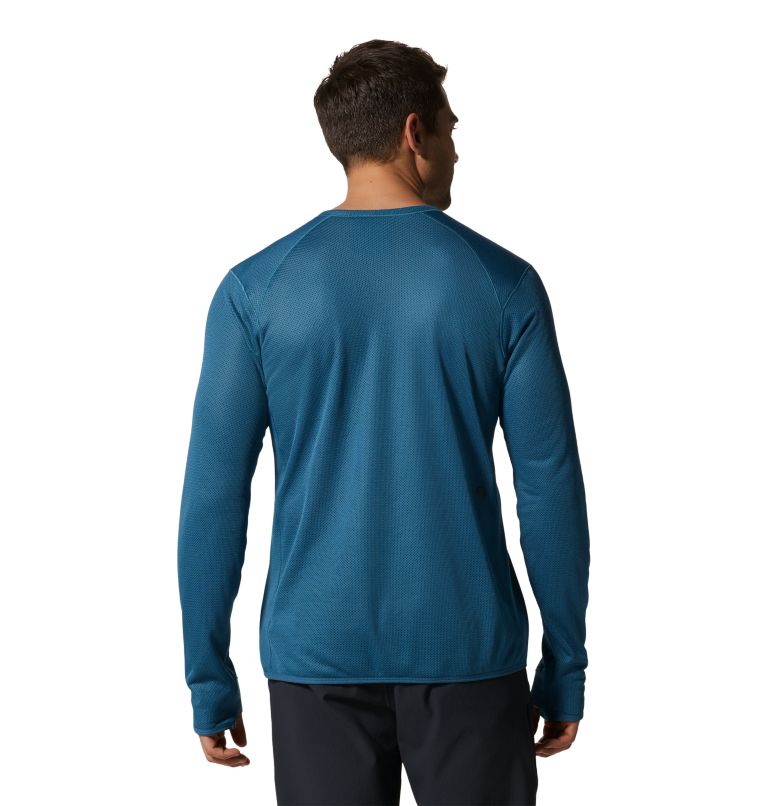 AirMesh Long Sleeve Crew | 442 | M, Color: Caspian, image 2
