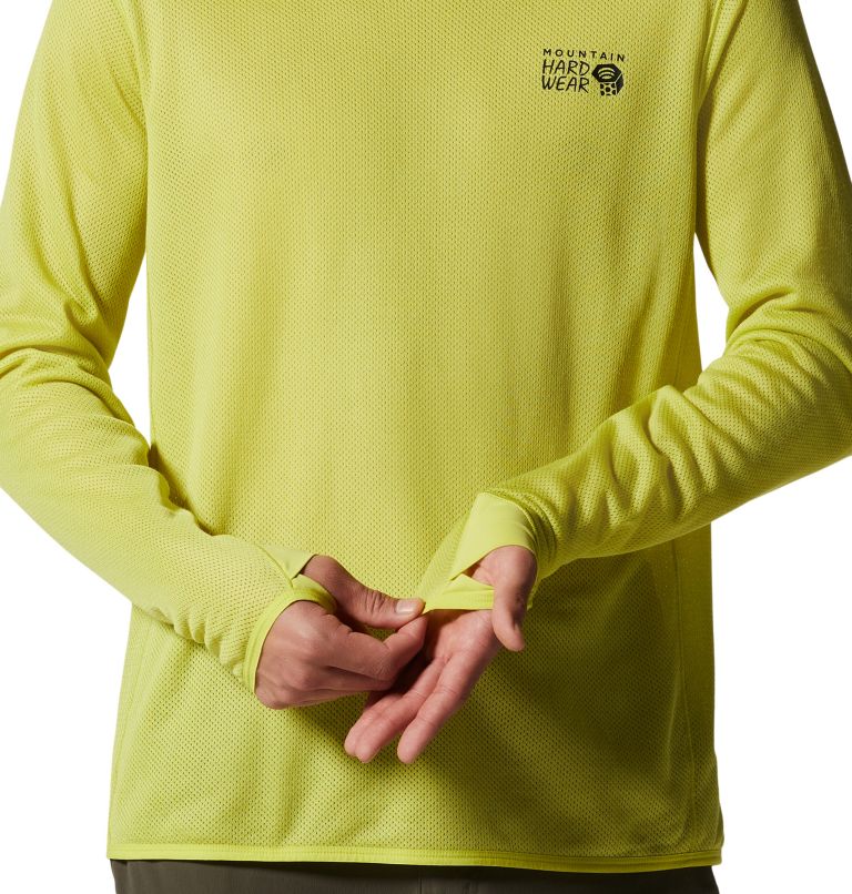 Men's AirMesh Long Sleeve Crew, Color: Starfruit, image 5
