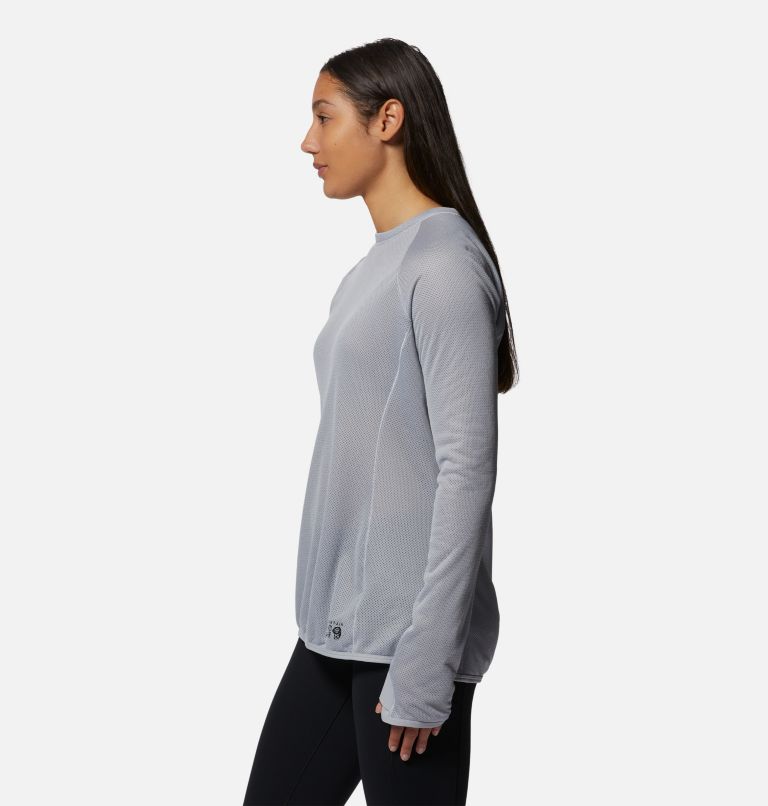 AirMesh Long Sleeve Crew | 097 | S, Color: Glacial, image 3
