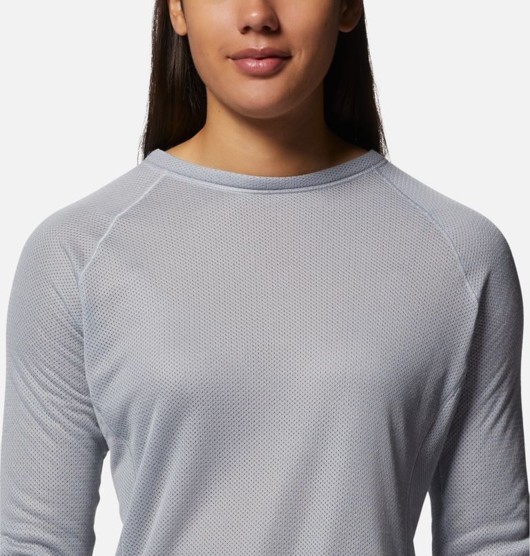 AirMesh Long Sleeve Crew | 097 | S, Color: Glacial, image 4