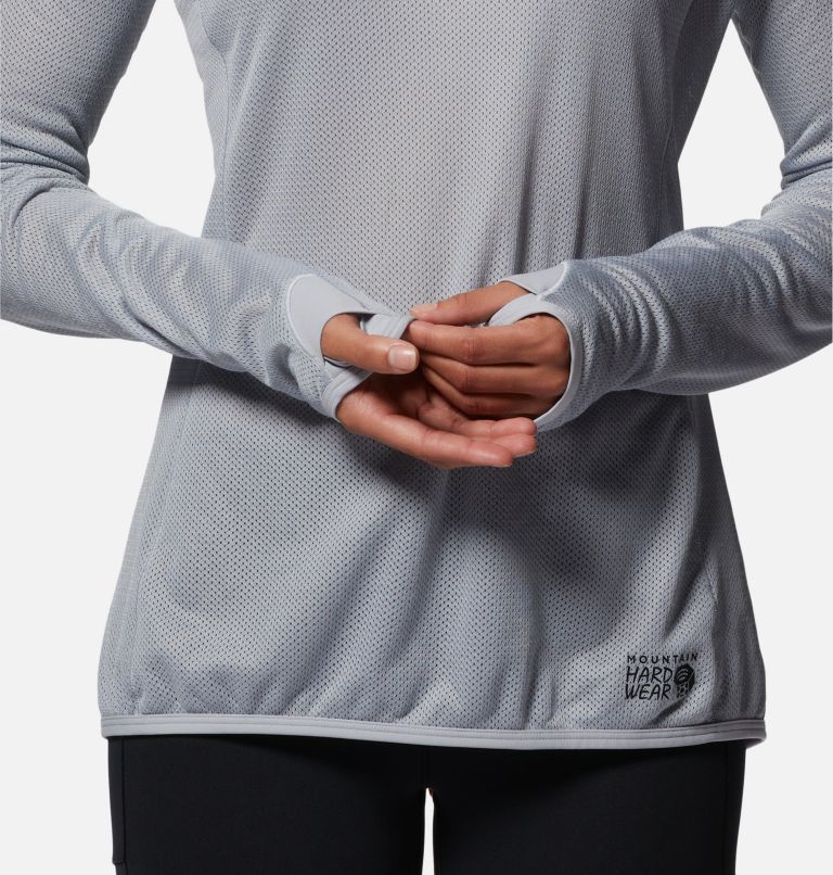 AirMesh Long Sleeve Crew | 097 | XS, Color: Glacial, image 6
