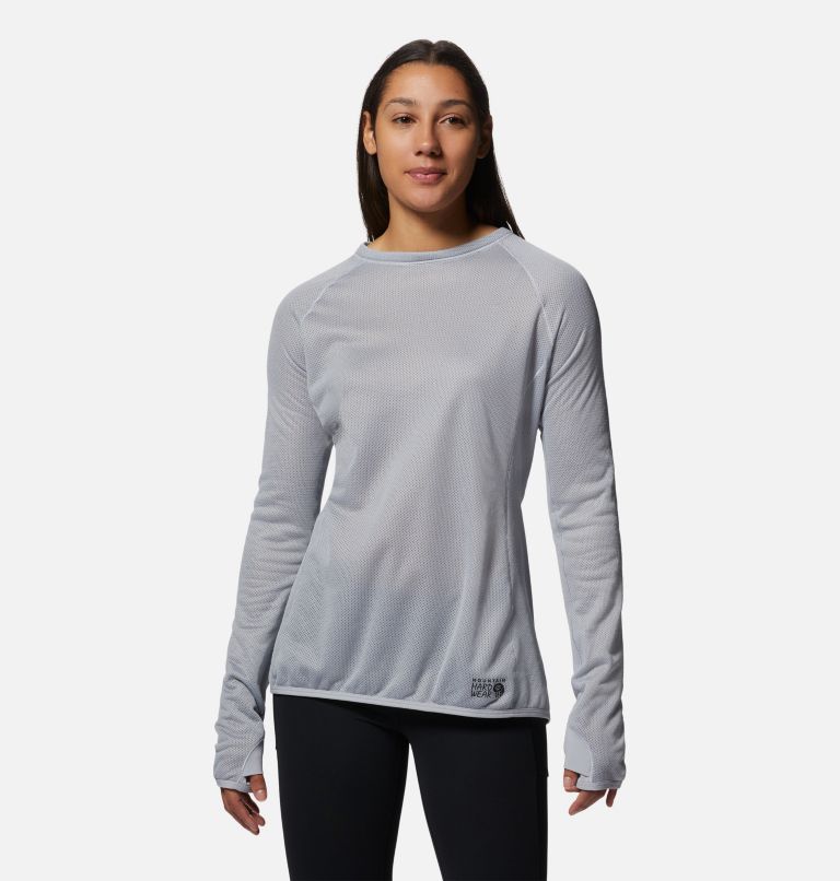 AirMesh Long Sleeve Crew | 097 | M, Color: Glacial, image 1