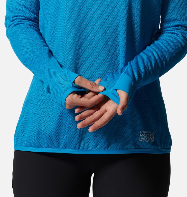 Thumbnail: AirMesh Long Sleeve Crew | 434 | XS, Color: Electric Sky, image 5