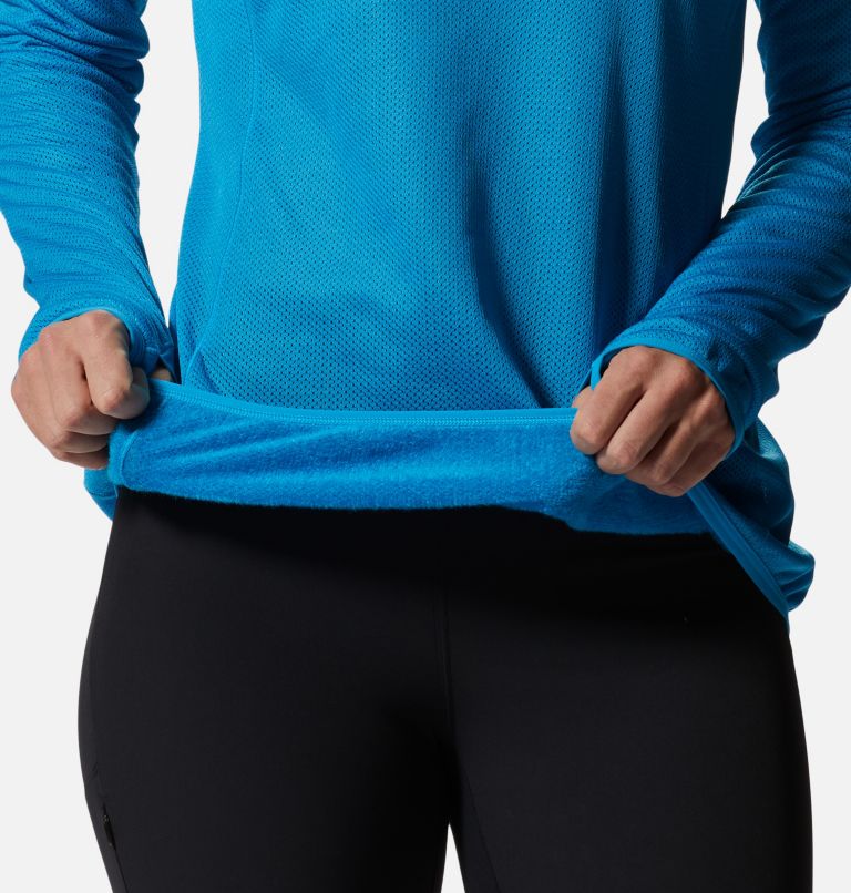 AirMesh Long Sleeve Crew | 434 | M, Color: Electric Sky, image 6