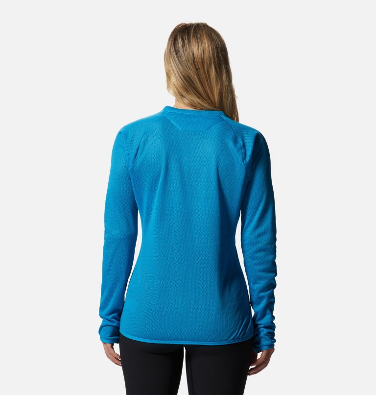 Thumbnail: AirMesh Long Sleeve Crew | 434 | XS, Color: Electric Sky, image 2