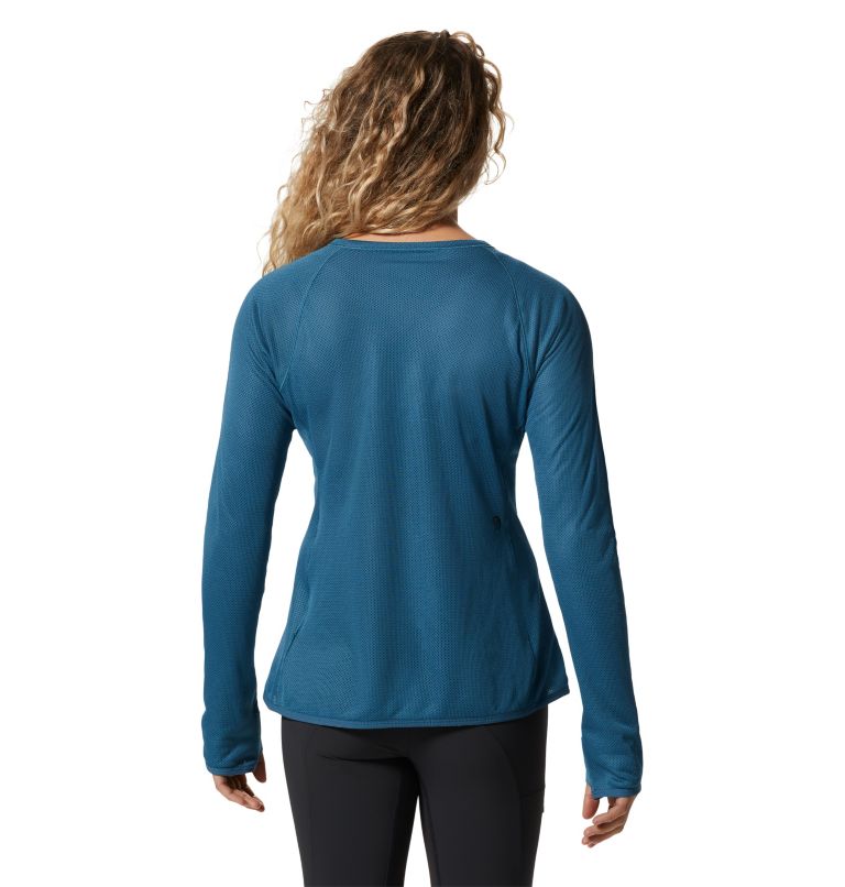 AirMesh Long Sleeve Crew | 442 | S, Color: Caspian, image 2