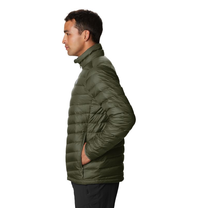 Men's Glen Alpine Jacket, Color: Dark Army, image 3
