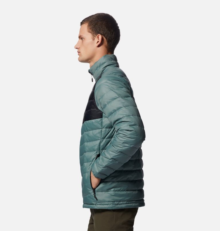 Thumbnail: Men's Glen Alpine Jacket, Color: Thunderhead Grey, Black, image 3