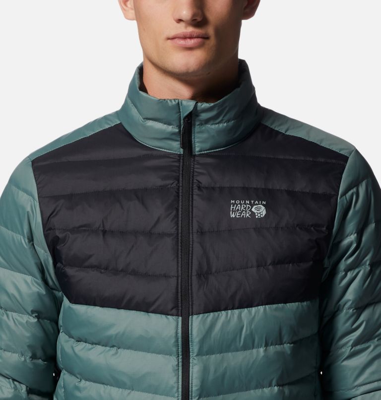 Thumbnail: Men's Glen Alpine Jacket, Color: Thunderhead Grey, Black, image 4