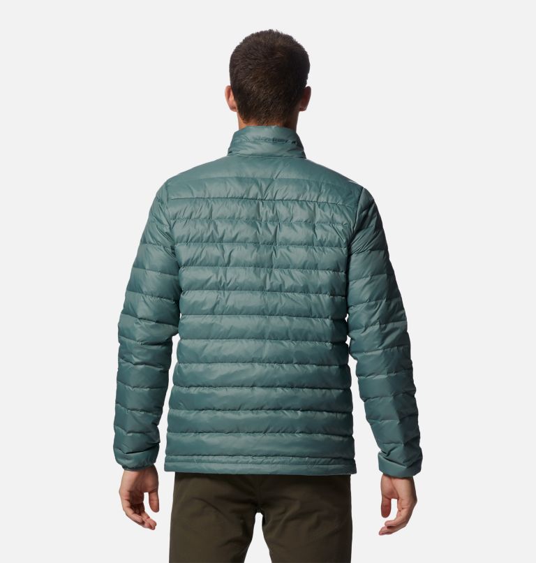 Thumbnail: Men's Glen Alpine Down Jacket, Color: Thunderhead Grey, Black, image 2