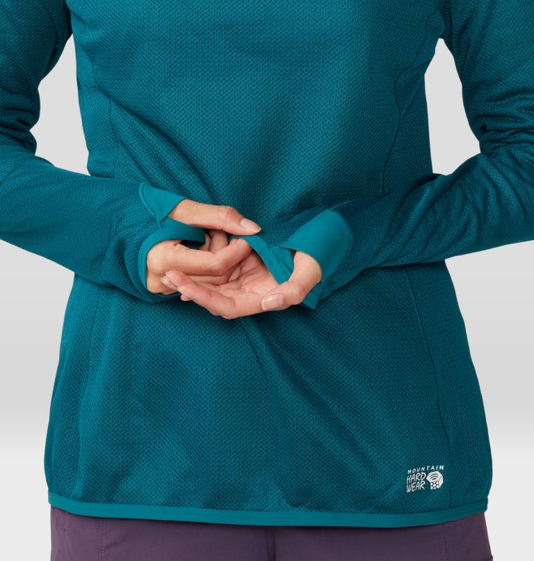 Women's AirMesh Hoody, Color: Jack Pine, image 6