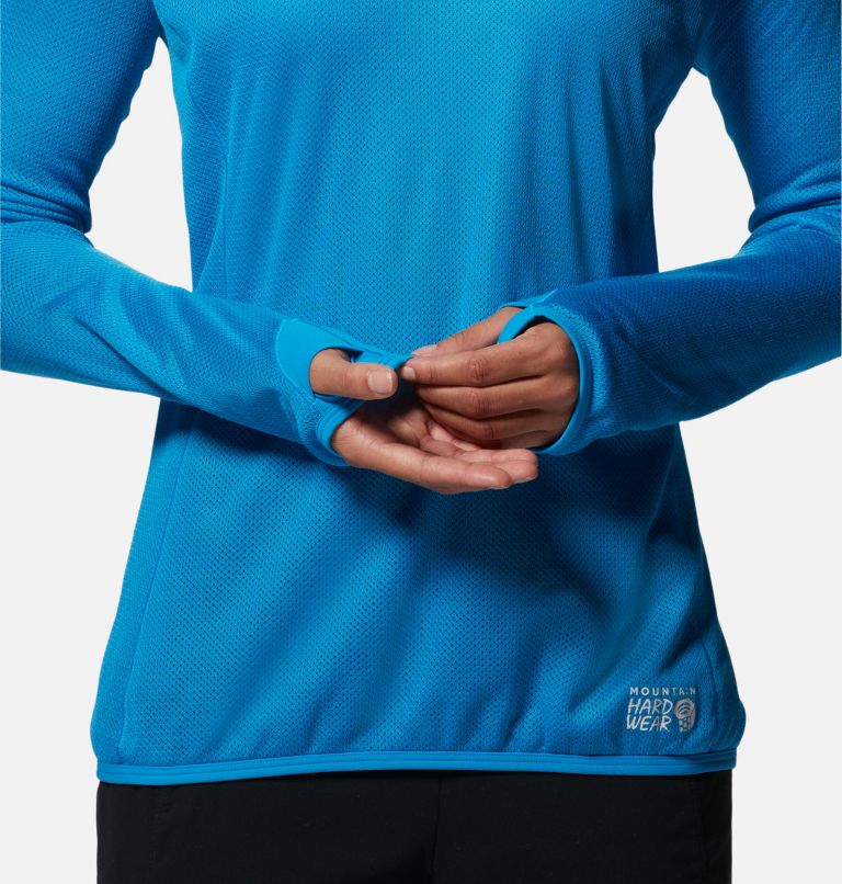 Women's AirMesh Hoody, Color: Electric Sky, image 5