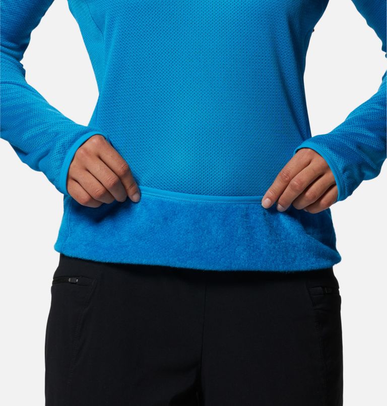 Women's AirMesh Hoody, Color: Electric Sky, image 6