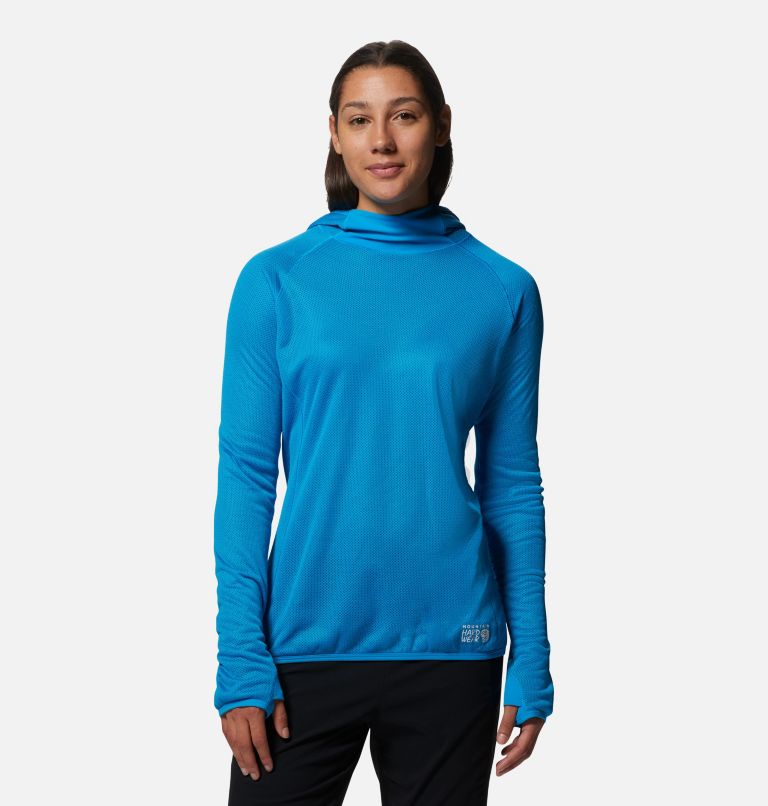 Women's AirMesh Hoody, Color: Electric Sky, image 1
