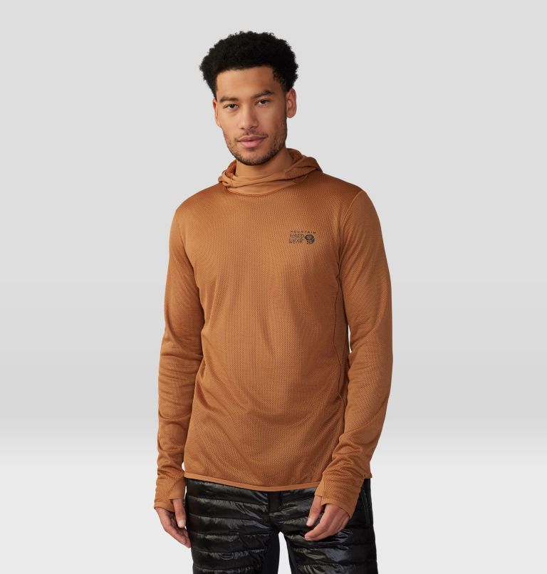 Men's AirMesh Hoody, Color: Copper Clay, image 1