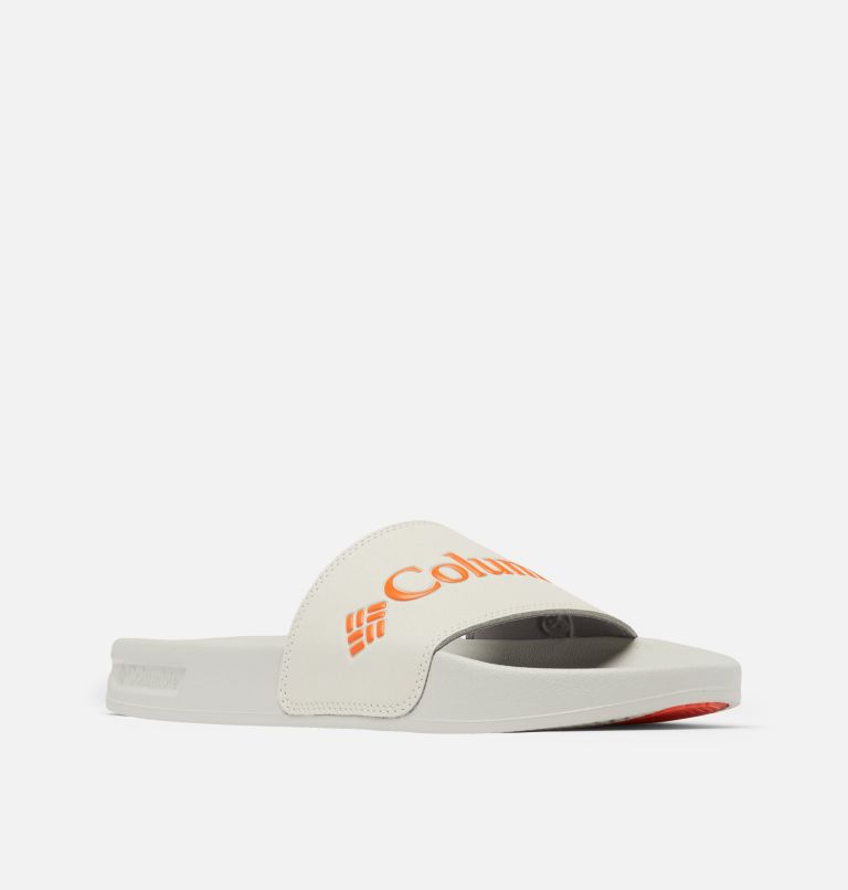 Men’s Hood River Slide, Color: Cloud Grey, Spark Orange, image 2