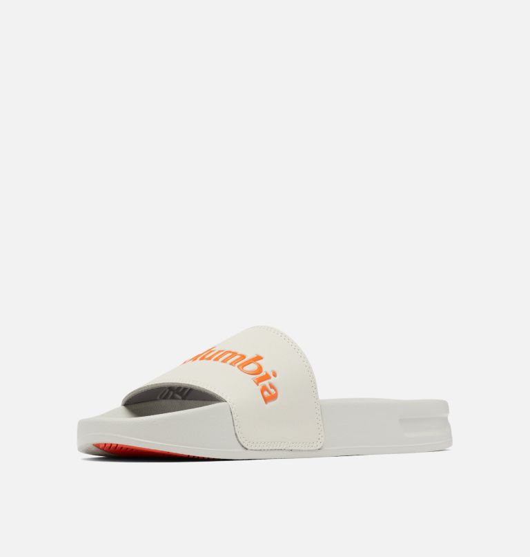 Men’s Hood River Slide, Color: Cloud Grey, Spark Orange, image 6