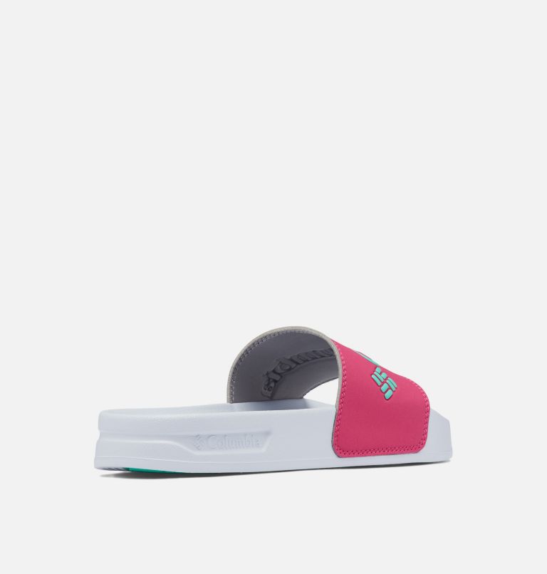 Women’s Hood River Slide, Color: Haute Pink, Electric Turquoise, image 9