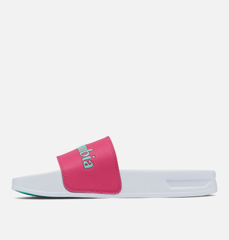Women’s Hood River Slide, Color: Haute Pink, Electric Turquoise, image 5