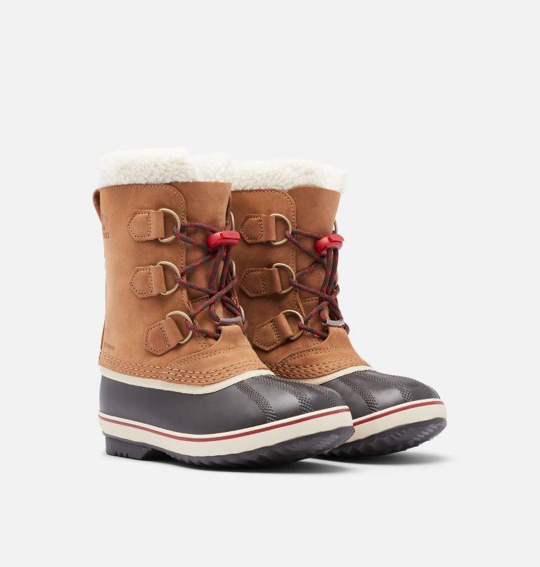 Youth Yoot Pac Caribou Boot, Color: Velvet Tan, image 2