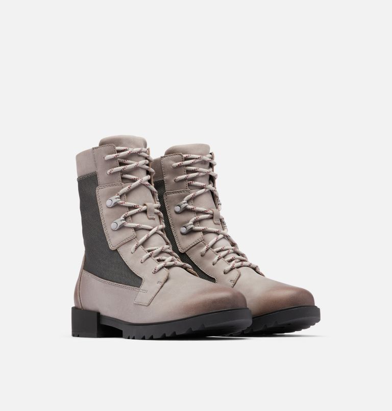 Thumbnail: Women's Emelie II Lace Waterproof Tall Boot, Color: Quarry, Grill, image 3