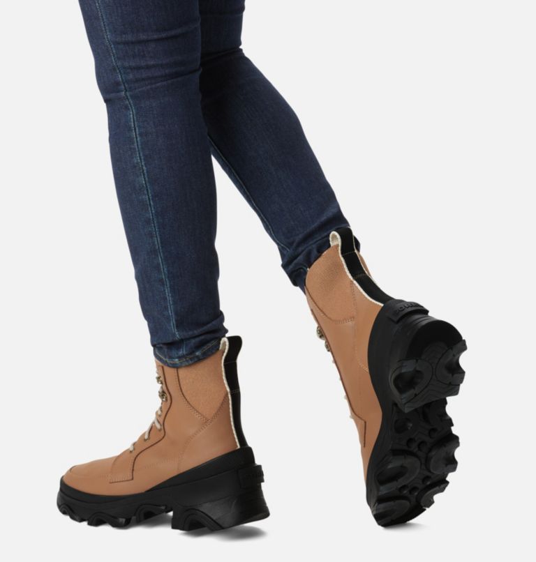 Thumbnail: Women's Brex Boot Lace, Color: Tawny Buff, Black, image 7