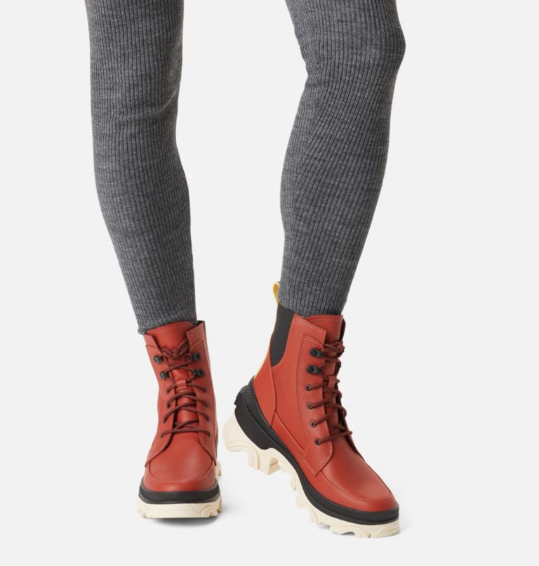 Thumbnail: Women's Brex Boot Lace, Color: Warp Red, Black, image 7