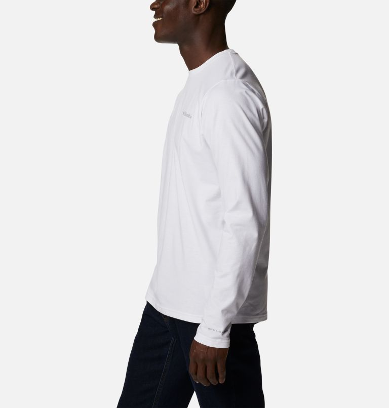 Men's Sun Trek Long Sleeve Shirt - Tall, Color: White