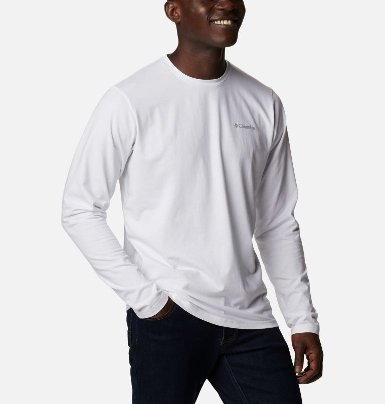 Men's Sun Trek Long Sleeve Shirt - Tall, Color: White, image 5