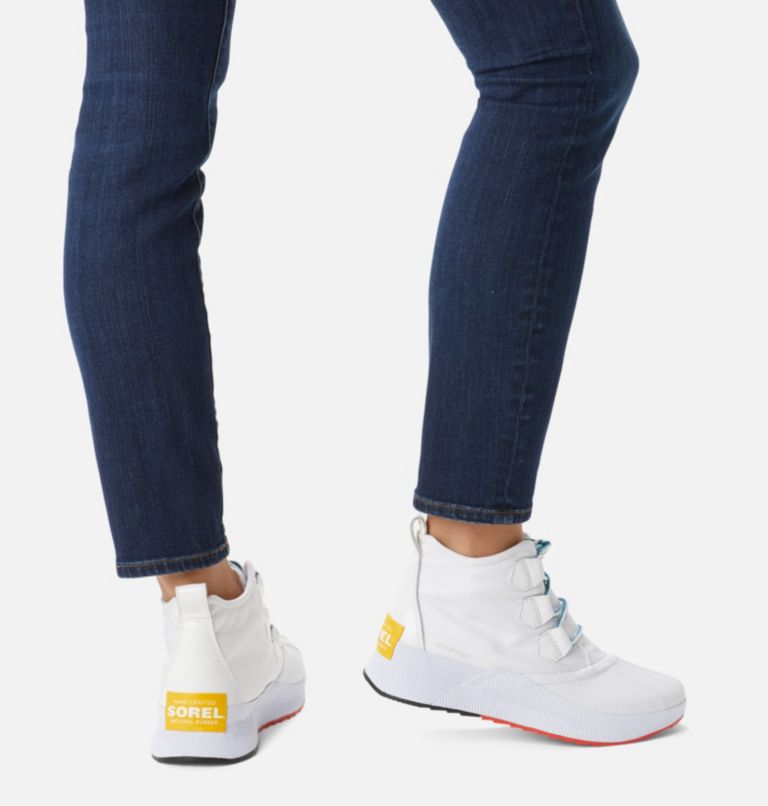 Thumbnail: OUT N ABOUT III Classic Women's Waterproof Boot, Color: White, Cyber Yellow, image 8