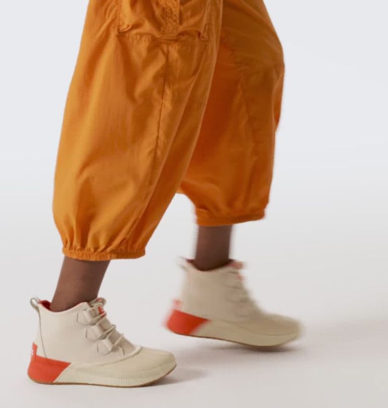 OUT N ABOUT III Classic Women's Waterproof Boot, Color: Bleached Ceramic, Optimized Orange