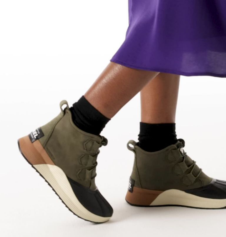 Women's Out N About III Classic Waterproof Boot, Color: Stone Green, Black
