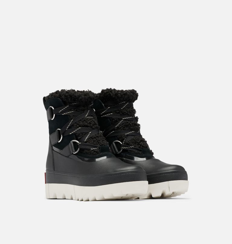 Thumbnail: Women's Joan of Arctic Next Lite Shearling Winter Boot, Color: Black, Fawn, image 3