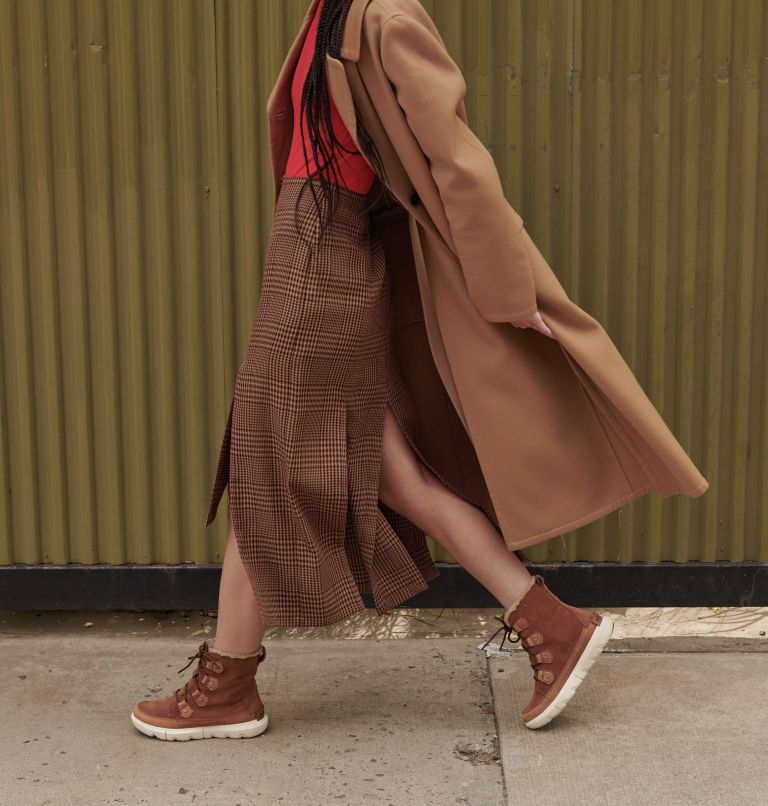 Faux Fur Platform Slippers in Tan