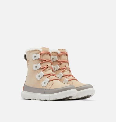Women's SOREL Explorer II Joan Winter Boot, Color: Nova Sand, Sea Salt, image 6